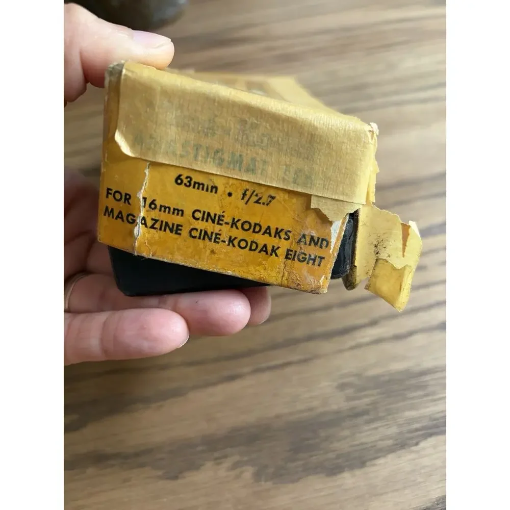 Vintage 1940s Kodak Anastigmat Lens 63mm f/2.7 16mm Motion Picture Cine Lens